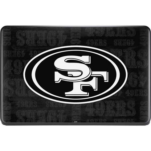 NFL San Franciso 49ers Black & White Google Pixelbook Go Skin